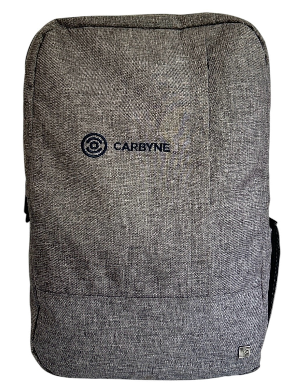 Kapston Pierce Carbyne Backpack Gray Black Sleek Modern Design Laptop School Bag